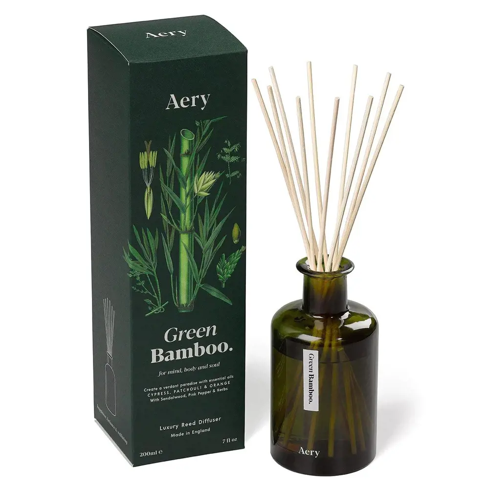 Aery Living Green Bamboo Reed Diffuser 200ml